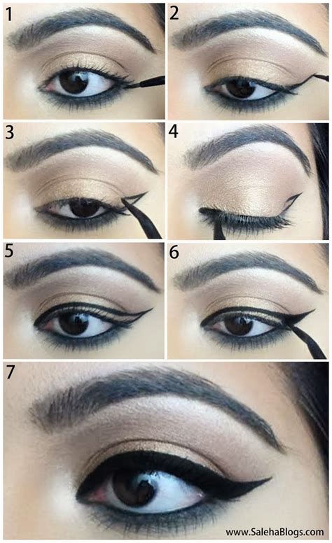 Saleha Blogs How To Do Perfect Winged Eyeliner