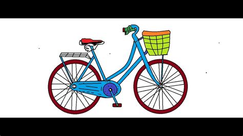 Doesn't work with mirror & pixel size must be 1. How to draw bicycle and color it in ms paint - YouTube