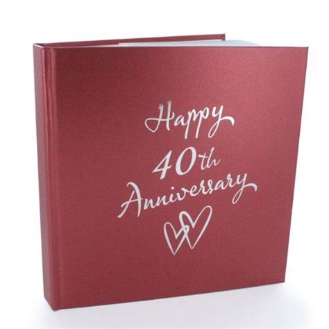 Check spelling or type a new query. Ruby Anniversary Photo Album a great gift for a 40th ...