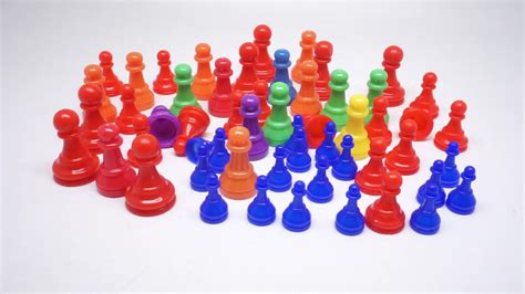 Wholesale Plastic Chess Pawns Pieces Of Multiple Sizes For Chess Game