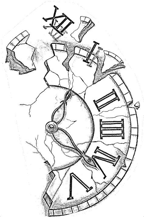 Broken Clock Tattoo Artofit