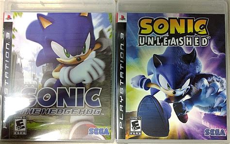Sonic The Hedgehog And Sonic Unleashed Sony Playstation 3 2007 08