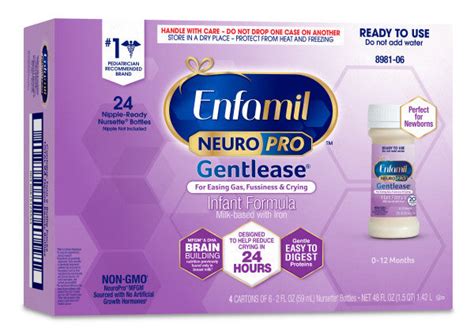 Enfamil Neuropro Gentlease Formula 2 Oz Bottles Ready To Use