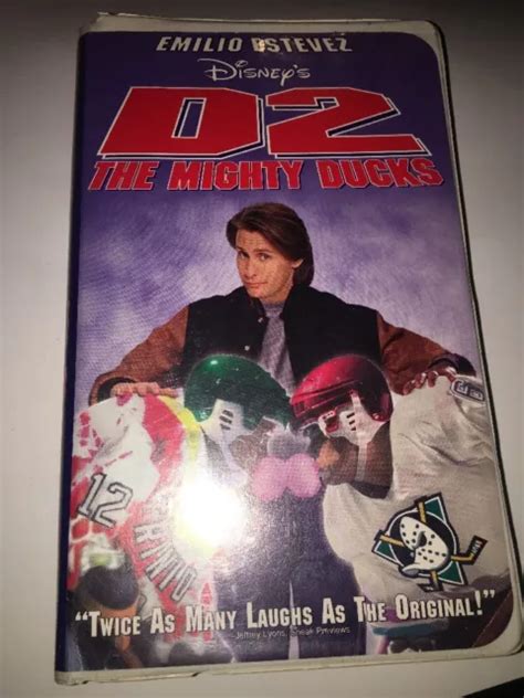 Walt Disney D2 The Mighty Ducks 2 Vhs 1994 Emilio Estevez £692