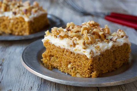 Pumpkin Cake Bars With Cream Cheese Frosting Recipe King Arthur Baking