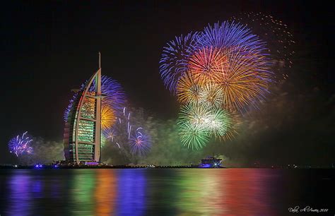Hd Wallpaper Uae City Of Dubai Marina Light Night Night Lights