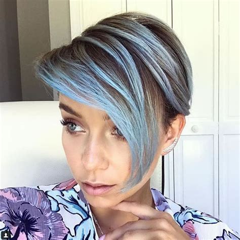 24 Chic Highlights For Short Hair Pastel Hair Colors For 2018 2019