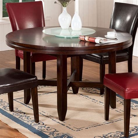 Hartford 52 Inch Round Dining Table Steve Silver Furniture Furniture Cart