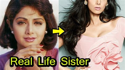 Unseen Sister Of Sridevi Who Looks Exactly Like Her Youtube