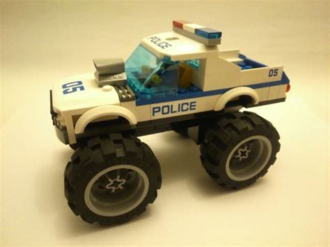Police Monster Truck Custom Moc