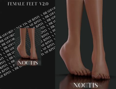 Female Feet V2 by Silence Bradford at MURPHY » Sims 4 Updates