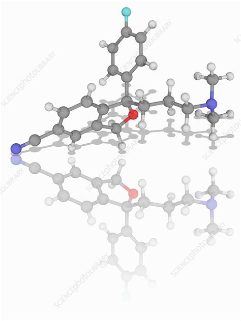Citalopram Drug Molecule Stock Image F0169653 Science Photo Library
