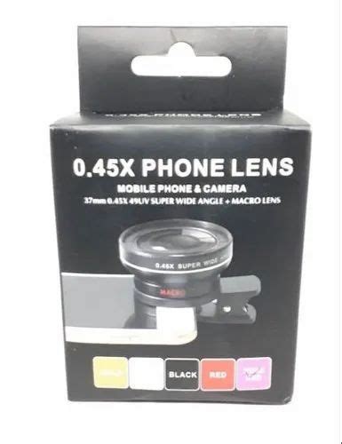 Universal Black 0 45x Wide Angle Mobile Phone Camera Lens At Rs 190