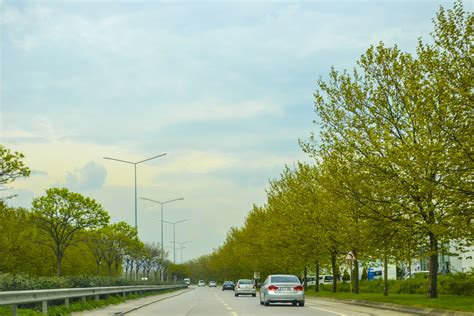 Free Images Landscape Tree Sky Traffic Vehicle Lane Lighting