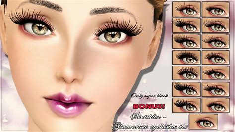 Big Set Of Eyelashes Few Collections For Sims 3 Ts3 Genetics