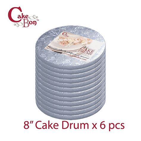 Cake Drums Round 12 Inches Silver Sturdy 12 Inch Thick