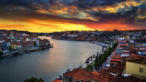 Porto guide with the essential tourist information, including tips by locals. Portugal, Porto, House, River, Sunset, Bridge, Landscape, Boat, Overcast Wallpapers HD / Desktop ...