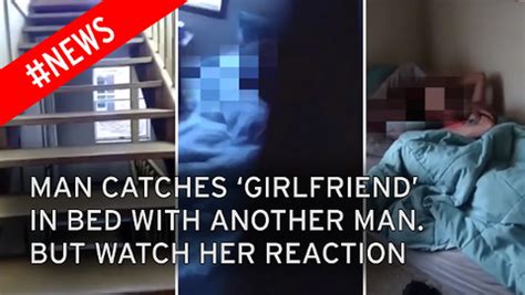 Man Catches Cheating Girlfriend In Bed With Another Man And Films The