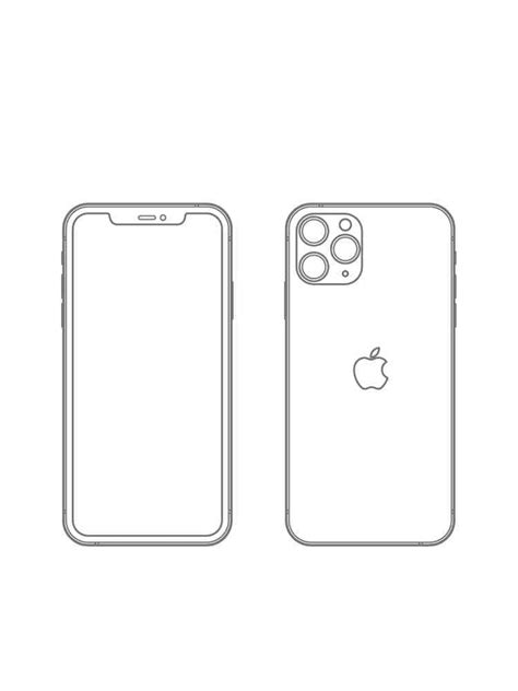 Desenhos De IPhone 14 Pro Para Colorir E Imprimir ColorirOnline