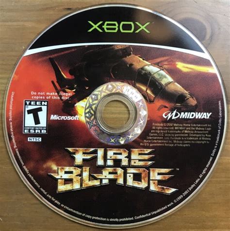 Fireblade Microsoft Xbox 2003 For Sale Online Ebay