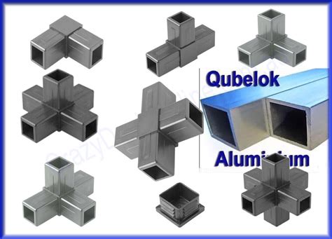 Qubelok Nylon Corner Connectors For Aluminium Square Tube 6pc Pack Ebay
