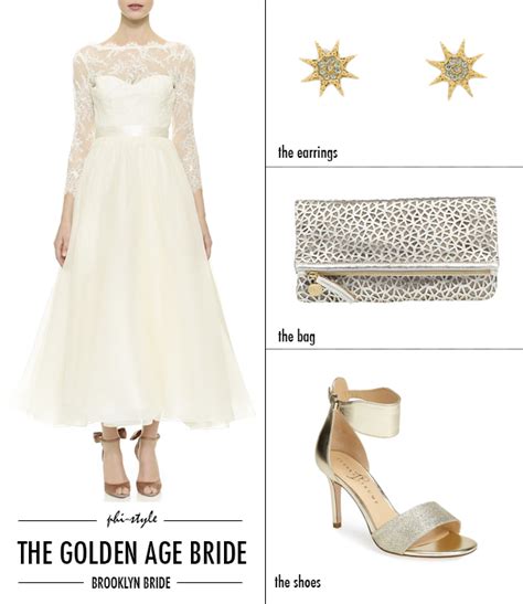 Phi Style The Golden Age Bride Brooklyn Bride Modern Wedding Blog