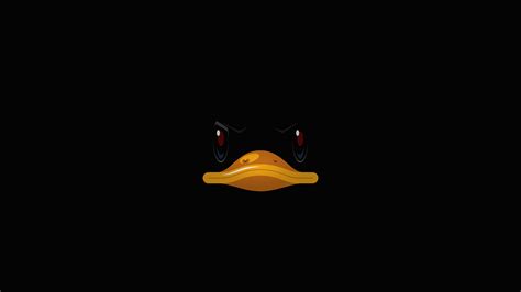 Download Duck Minimal Dark 2560x1440 Wallpaper Dual Wide 169