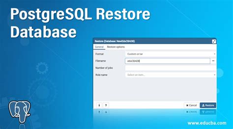 PostgreSQL Restore Database LaptrinhX