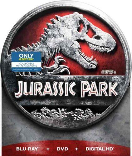 Jurassic Park Includes Digital Copy Blu Raydvd Steelbook Only Best Buy 1993 Best Buy
