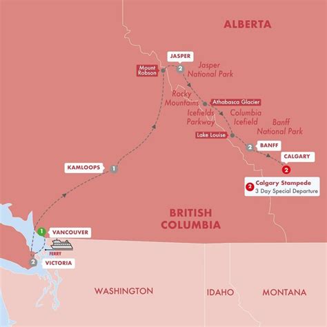 Spectacular Canadian Rockies With Calgary Stampede Trafalgar 11 Days