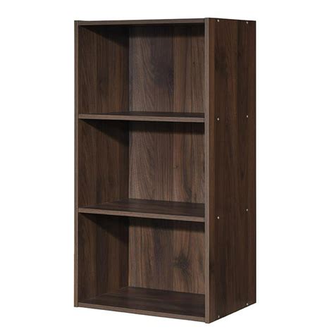 3 Tier Storage Cabinet Multi Functional Display Open Shelf Bookcase Mdf