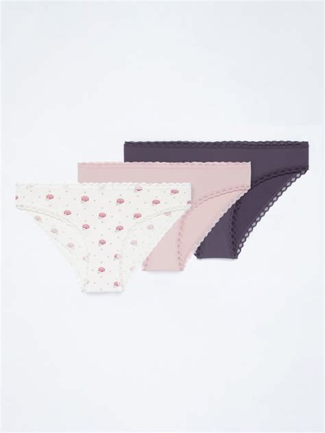 Pack Of 3 Pairs Of Assorted Classic Briefs Underwear Underwear