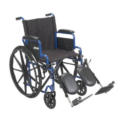 Drive Medical Blue Streak Wheelchair Flip Back Desk Arms Bls16fbd Elr