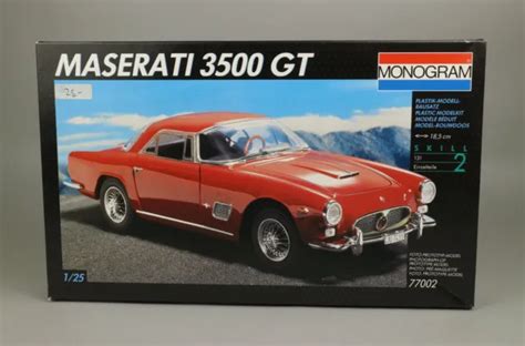 Monogram Maserati Gt Auto Bausatz Ungebaut Neuwertig Scale Model Kit Eur