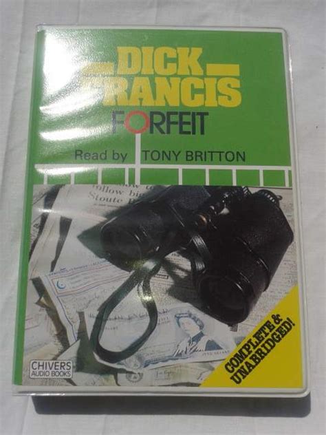 forfeit written by dick francis performed by tony britton on cassette unabridged brainfood