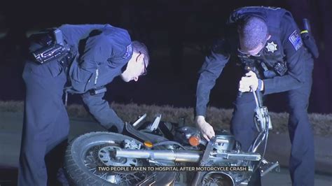 Tpd 2 Hospitalized After Motorcycle Crash
