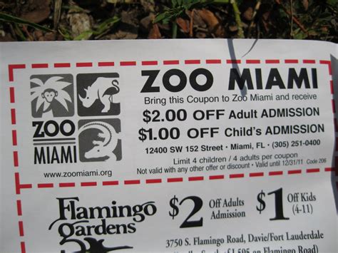 Florida Free And Frugal Visiting Zoo Miami Finding Zoo Miami Coupons