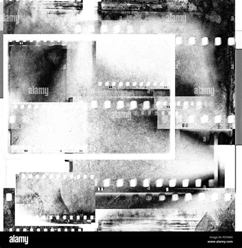 Vintage Black And White Film Strip Frame Stock Photo Alamy