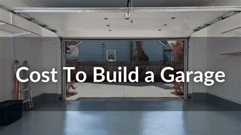 How Much Do Garages Cost To Build Kobo Building