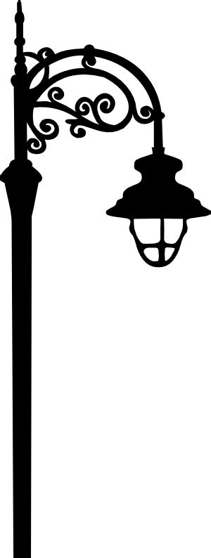 Flourish Street Lamp Svg Street Lamp Silhouette Art Silhouette Stencil