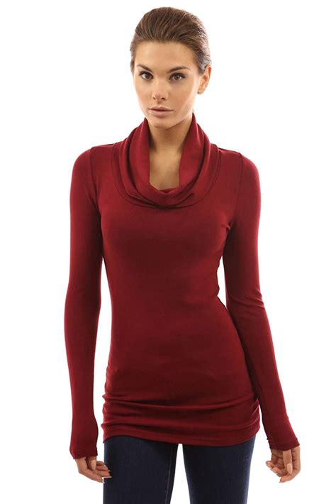 Pattyboutik Women Cowl Neck Tunic Knit Top44 Out Of 5 Stars 593 Customer Reviews Price3500