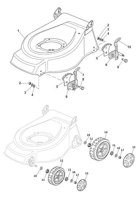 Mountfield HP425 Spares Parts Diagrams HP 425 HP 2011 Spares And Spare