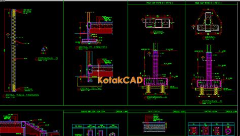 Menarik Gambar Detail Pondasi Strauss Dwg Pondasi Beton Pondasi Beton