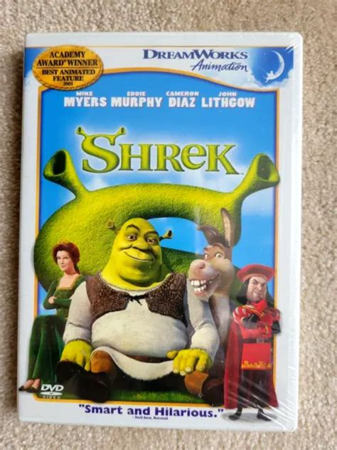 Shrek Mike Myers Eddie Murphy Cameron Diaz Animated Comedy Dvd New