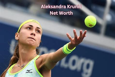 Aleksandra Krunić Net Worth 2023 Tennis Career Earnings Age Republic