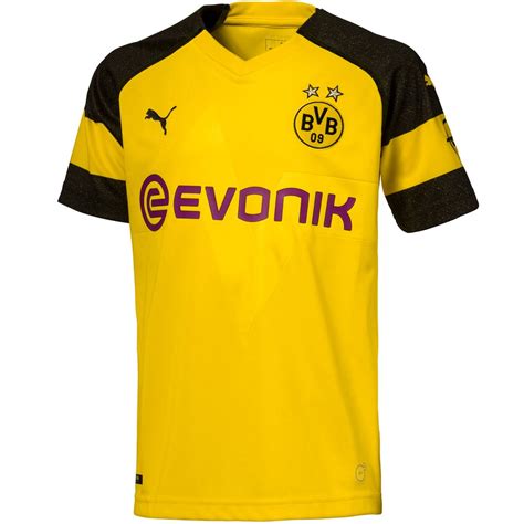 Browse the bvb shop at soccerpro.com and discover yellow home jerseys, black away jerseys, alternate 3rd jersey designs and other beautiful bvb apparel. Puma BVB Dortmund Home 2018-19 Home Youth Jersey | WeGotSoccer