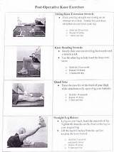 Images of Exercises After Knee Surgery
