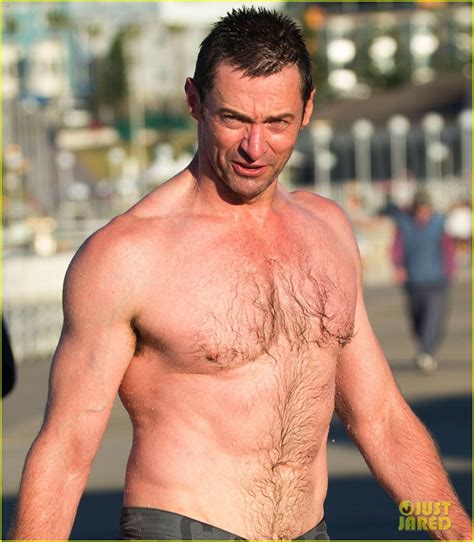 Photo Hugh Jackman Goes Shirtless Beach Photos Photo