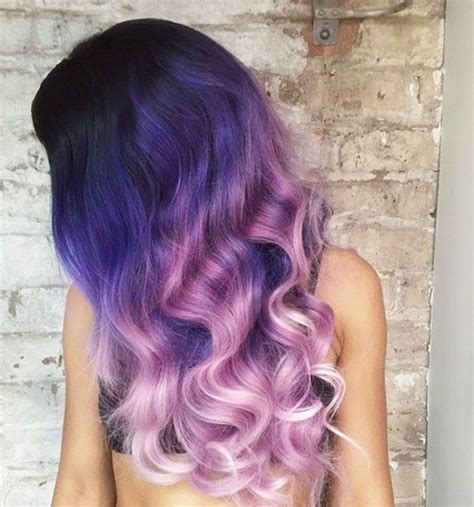 Turquoise blue purple ombre hair. 30 Lavender Hair and Purple Hair Styles