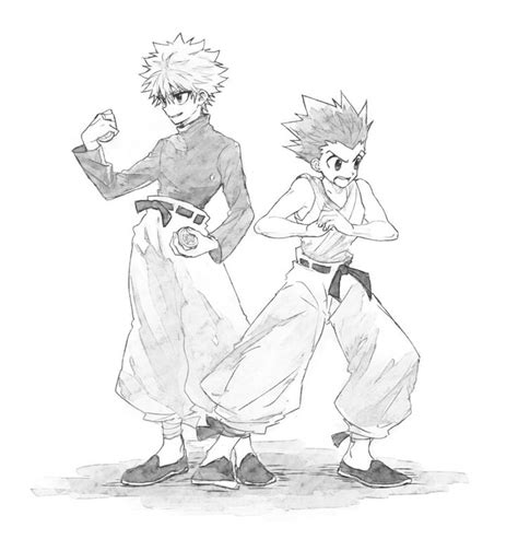 Gon And Killua Coloring Pages